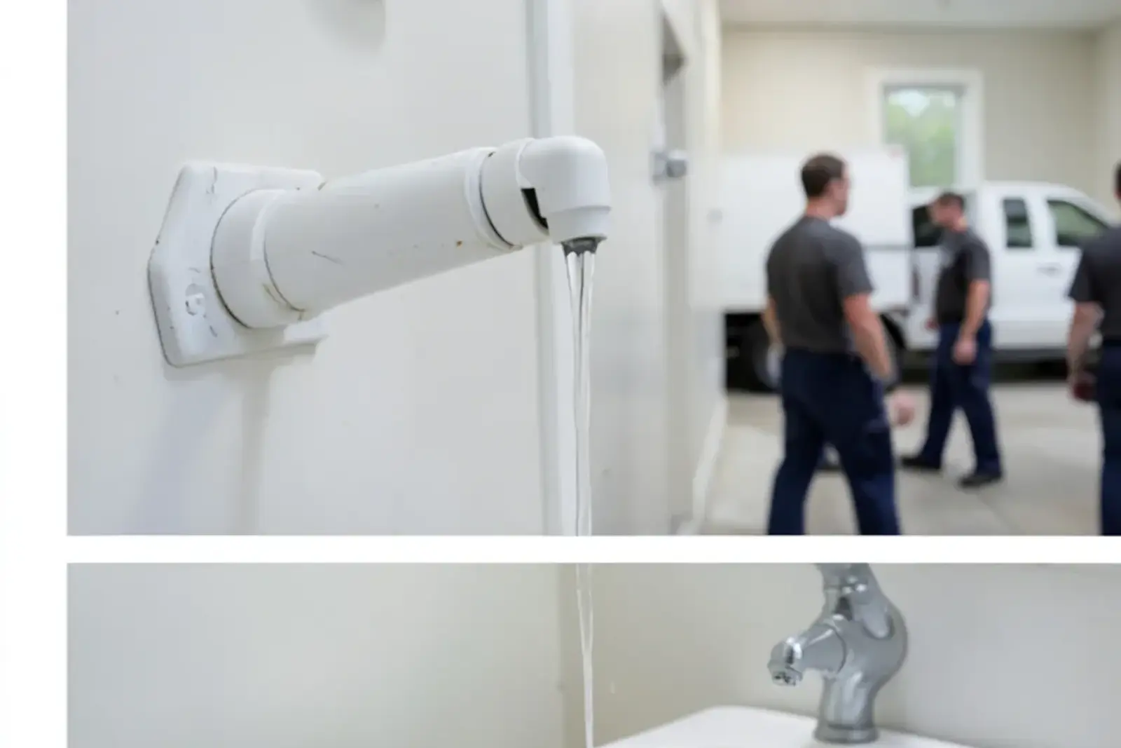 Toilet tank water level sitting above the top of the overflow tube so water trickles down it